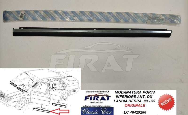 MODANATURA PORTA LANCIA DEDRA ANT.DX INF. (46429286)